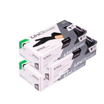 Kit 03 caixas luva nitrilo proced. sem pó black unigloves