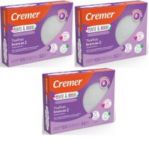 Kit 03 CAIXAS Toalha Fralda Luxo Branca Pinte E Borde Cremer Kit 03 CAIXAS Toalha Fralda Luxo Branca Pinte E Borde Cremer
