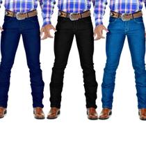 Kit 03 Calça Jeans Country Masculina Avant - Chega Mais