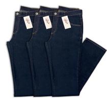 KIT 03 Calça Jeans Masculina com Elastano Lycra NF
