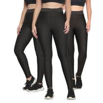Kit 03 Calça Legging Feminina Suplex Esporte Academia Esporte Corrida Viagem Kit 03 Calça Legging Feminina Suplex Esporte Academia Esporte Corrida Viagem