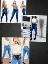 KIT 03 Calças Jeans Feminina Premium modelo skinny - MalosSo Faschion Jeans