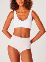 Kit/03 Calcinha Alta Hering 77EA Clássica Algodão T. P/XXG Kit/03 Calcinha Alta Hering 77EA Clássica Algodão T. P/XXG