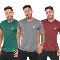 Kit 03 Camisa Dry Fit Premium Masculina Treino Academia (Cores Vriadas) Kit 03 Camisa Dry Fit Premium Masculina Treino Academia (Cores Vriadas)