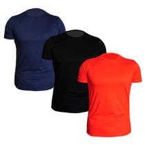 Kit 03 Camisas Camisetas Masculinas Básicas 100% Algodão
