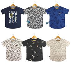 Kit 03 camisetas long line lindas - infantil e juvenil ( st ) - BASE D'ÁGUA - SURF WEAR