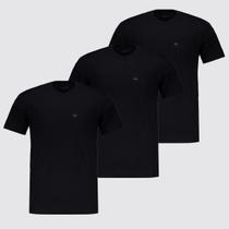 Kit 03 Camisetas Oakley Patch Three Preta Kit 03 Camisetas Oakley Patch Three Preta