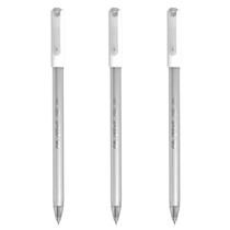 Kit 03 Caneta Gel Branca CiS Gelyx 0.8mm Ponta Média Escrita Macia Ideal Papel Preto e Sobrancelhas Kit 03 Caneta Gel Branca CiS Gelyx 0.8mm Ponta Média Escrita Macia Ideal Papel Preto e Sobrancelhas