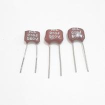 Kit 03 Capacitor Mica Prata 256pf 500v 5% Icl