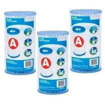 Kit 03 Cartuchos Refil Tipo A Filtro Intex Bomba 2006 3785 Kit 03 Cartuchos Refil Tipo A Filtro Intex Bomba 2006 3785