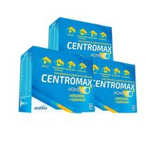 Kit 03 Centromax Homem Arginina Guaraná Com 60Cps -Ecofitus