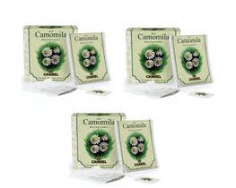 Kit 03 Chá De Camomila Com 10 Sachês 10g - Chamel