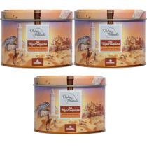 Kit 03 Chás Do Mundo Pouch Chá Marroquino Lata 50g - Chamel Kit 03 Chás Do Mundo Pouch Chá Marroquino Lata 50g - Chamel