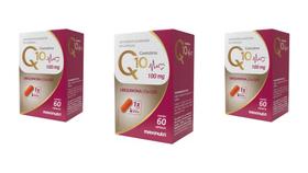 Kit 03 Coenzima Q10 Gold Ubiquinona 100mg 60Cps - Maxinutri Kit 03 Coenzima Q10 Gold Ubiquinona 100mg 60Cps - Maxinutri