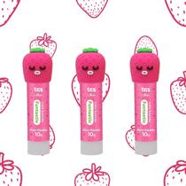 kit 03 Cola Bastão 10g Funtastic Formato Fruta Morango Divertida Tris kit 03 Cola Bastão 10g Funtastic Formato Fruta Morango Divertida Tris