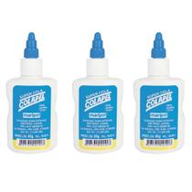 Kit 03 Cola Branca Escolar 40G Colapel - Maripel