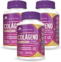 Kit 03 Colágeno Hidrolisado Verisol + Associações 750Mg 120