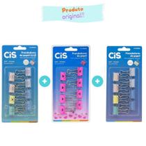 Kit 03 Conjuntos de Prendedor de Papel 3/4" - 19mm - Cis