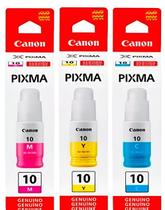 Kit 03 Cores De Tinta Original Canon GI-10 G6010 G7010