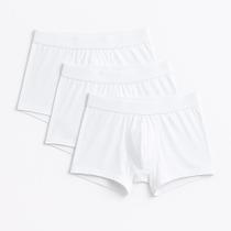 Kit 03 Cuecas Boxer Brancas Algodão Egípcio Versatiold