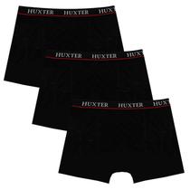 Kit 03 Cuecas Masculinas Boxer Cotton Basic Huxter Preto Kit 03 Cuecas Masculinas Boxer Cotton Basic Huxter Preto