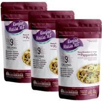 Kit 03 de Konjac Massa Tipo Pappardelle de 270 g