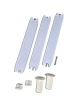 Kit 03 Degraus P Escada Piscina + 2 Chumbador Abs + Proteção Kit 03 Degraus P Escada Piscina + 2 Chumbador Abs + Proteção