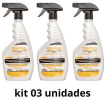 Kit 03 - Desinf Hosp Septpro Spray 750ml Quaternário Amônio