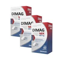 Kit 03 Dimag MDK 400mg 60 Cápsulas Maxinutri Original