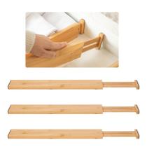 Kit 03 Divisória De Gavetas Ajustável 1,5 X 56 / 44 X 6,5cm