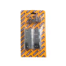 Kit 03 Dobradiça Porta Zincada Merkel Encartelada 101 Fzl 3.1/2