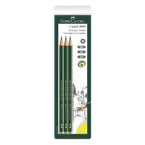 Kit 03 Ecolápis Grafite FABER-CASTELL 9000 2B 6B 8B Kit 03 Ecolápis Grafite FABER-CASTELL 9000 2B 6B 8B