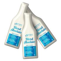 Kit 03 Escova Blend Absoluto Anti Frizz Profissional Beleza 1L Kit 03 Escova Blend Absoluto Anti Frizz Profissional Beleza 1L
