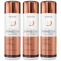 Kit 03 Escova Progressiva Perfecta Orgânica Borabella 1000Ml