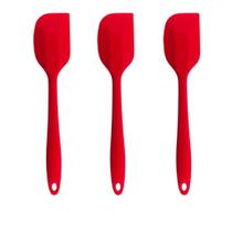 Kit 03 Espatula Pao Duro de Silicone Casa Cozinha Buffet Restaurante