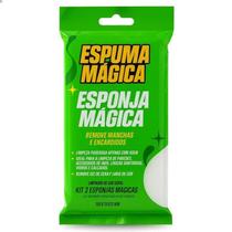 Kit 03 Esponja Magica Proauto Limpador Uso Geral Apenas Água