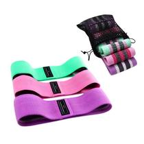 Kit 03 Faixas Elástica Melhore seu Treino Hip Resistance Bands Fisioterapia Reabilitação Resistência de 06 a 20 Kilos