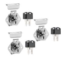 Kit 03 Fechaduras Tambor 22mm Para Portas Gavetas Armários