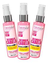 Kit 03 Forever Liss Desmaia Cabelo Sérum Anti Frizz 60Ml