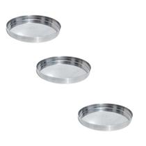 Kit 03 Formas de Pizza Brotinho 20 cm - Alumínio