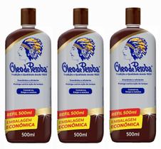 Kit 03 Frascos Oleo De Peroba King 500ml Tradicional Kit 03 Frascos Oleo De Peroba King 500ml Tradicional