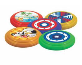 Kit 03 Frisbee Disco Voador De Plástico Resistente/ Brinquedo Treinamento Pet/ Envio Imediato - Mini Toys