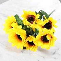 Kit 03 Galhos Pequeno Flores Mini Girassol Artificiais Decoração lembrancinhas girassol amarelo decoração festa jardim Kit 03 Galhos Pequeno Flores Mini Girassol Artificiais Decoração lembrancinhas girassol amarelo decoração festa jardim