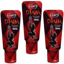 KIT 03 Geis Corporal Excitante Feminino Diaba 15Ml - Garji KIT 03 Geis Corporal Excitante Feminino Diaba 15Ml - Garji
