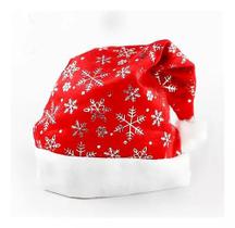 Kit 03 Gorro Papai Noel Feltro/touca De Decorações De Natal