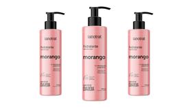 Kit 03 Hidratante Facial E Corporal Morango 190ml - Labotrat Kit 03 Hidratante Facial E Corporal Morango 190ml - Labotrat
