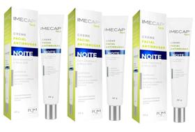 Kit 03 Imecap Face Creme Antirrugas Noite 35g