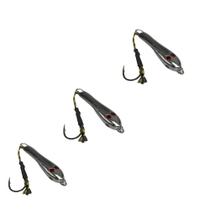 Kit 03 Iscas Artificial HERMAN JIG Para Pesca SAPINHO 12G CROMADO