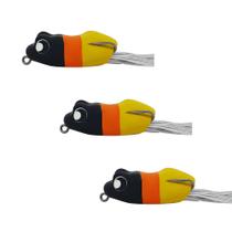 Kit 03 Iscas Frog Matadeira Monster Z60 Sapinho P/ Traíra 24