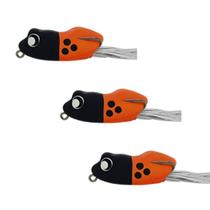Kit 03 Iscas Frog Matadeira Monster Z60 Sapinho P/ Traíra 25